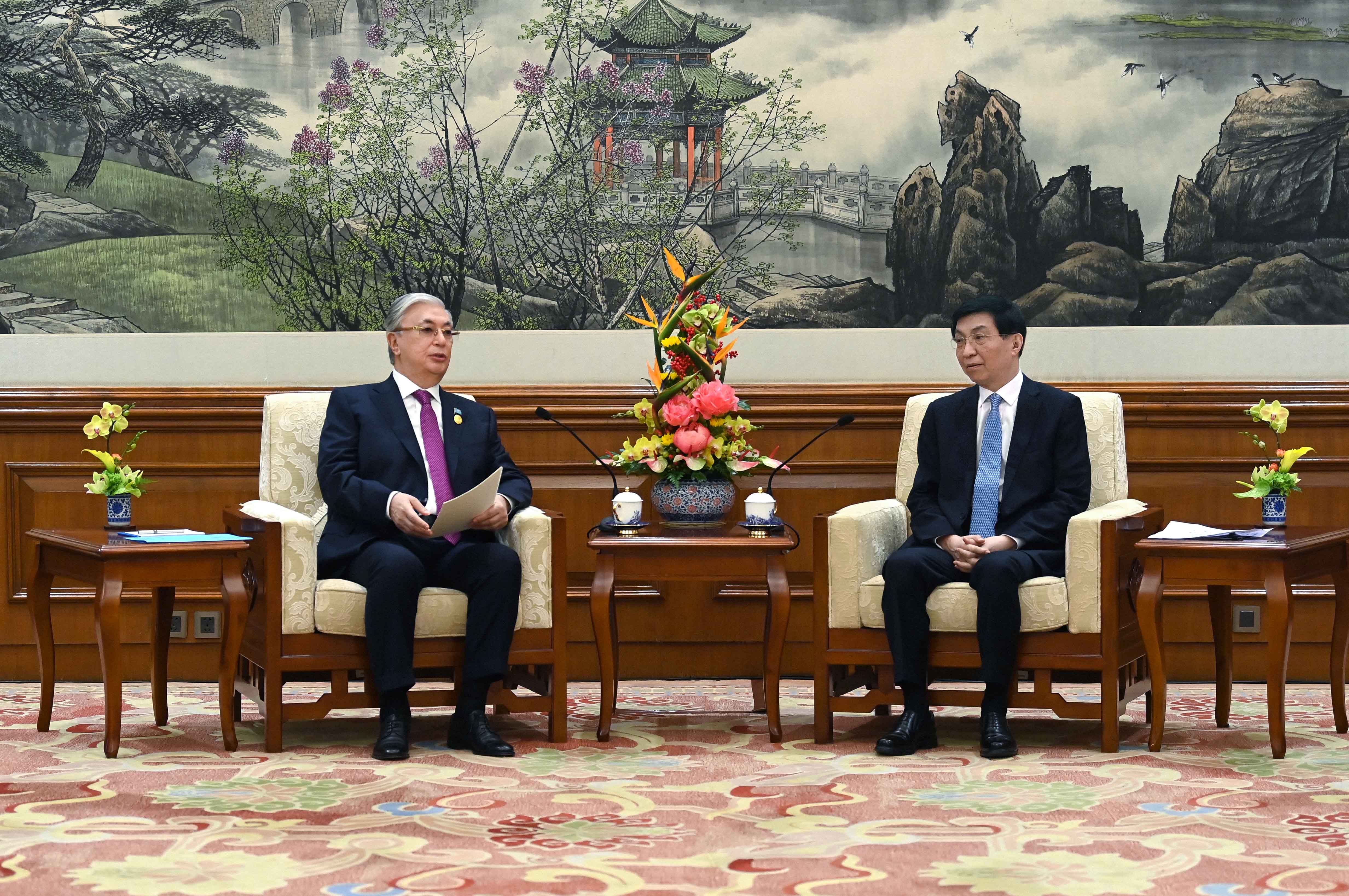 President Tokayev and Chairman Wang Huning commemorate thriving diplomatic ties between Kazakhstan and China 