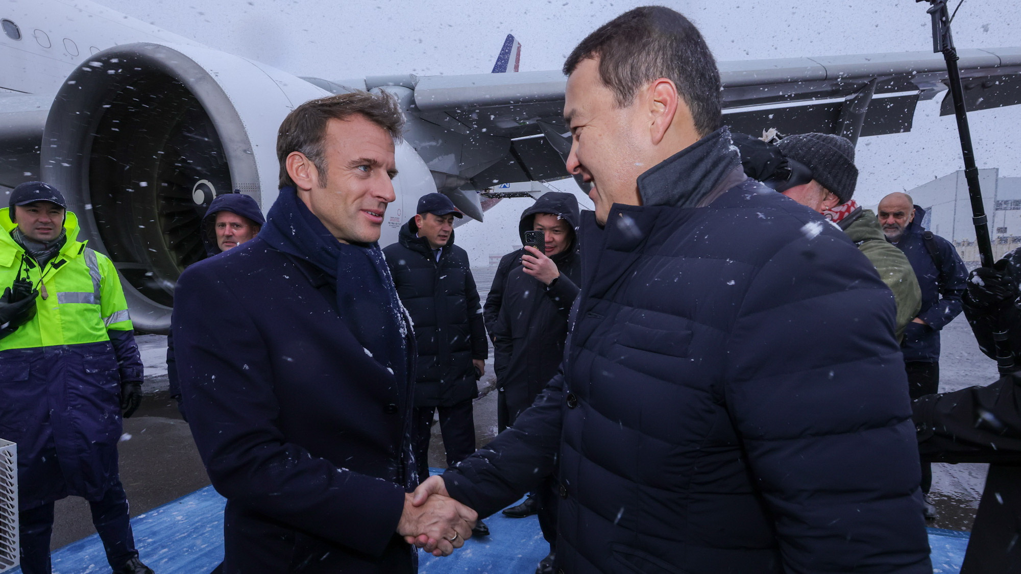 French President Emmanuel Macron’s diplomatic odyssey commences in Kazakhstan  