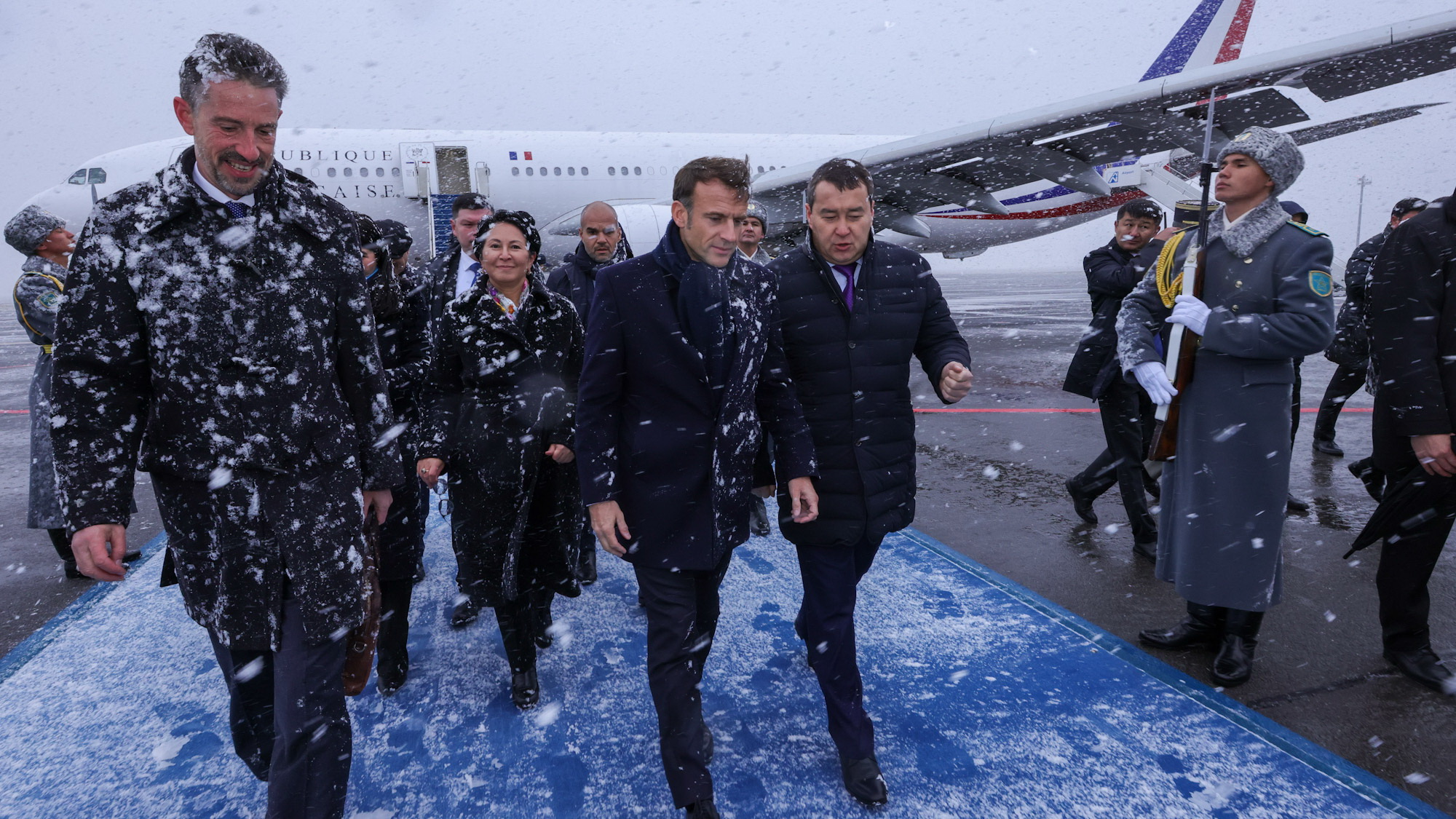 French President Emmanuel Macron’s diplomatic odyssey commences in Kazakhstan  