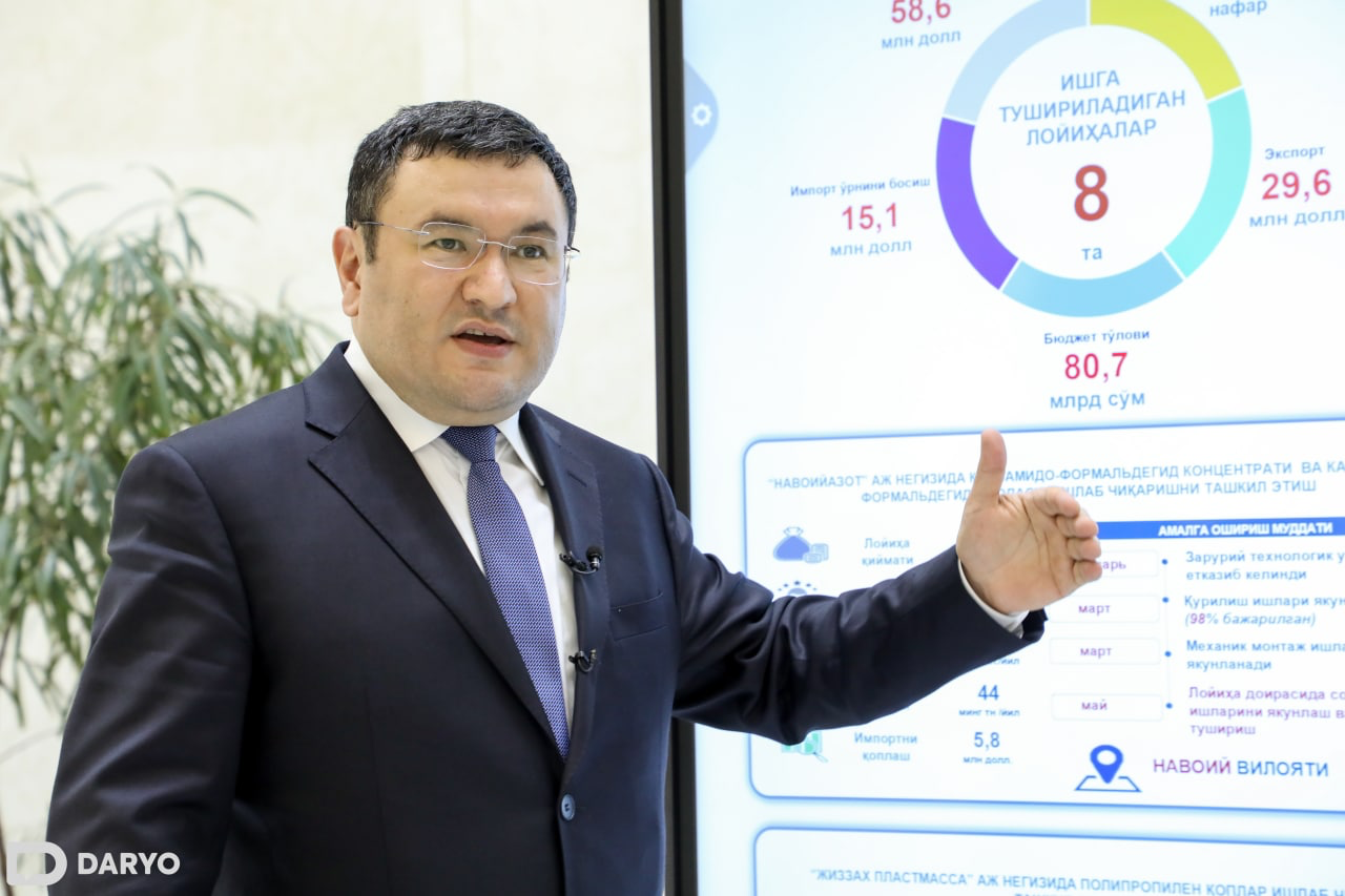 Minister of Energy, Jorabek Mirzamahmudov
